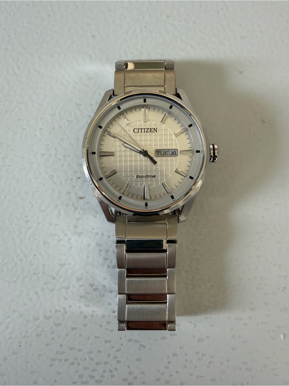 Citizen Eco-drive Men’s Watch Stainless Steel Silver Tone j800-s119235
